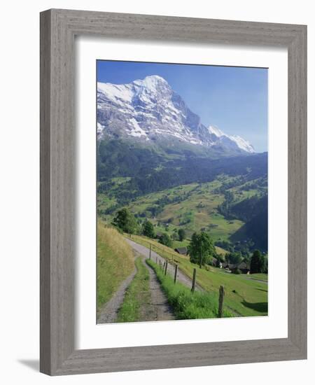 Eiger, Grindelwald, Berner Oberland, Switzerland-Jon Arnold-Framed Photographic Print