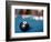 Eight ball on pool table-null-Framed Photographic Print