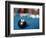 Eight ball on pool table-null-Framed Photographic Print