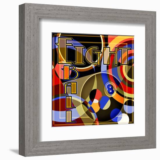 Eight Ball Pool-null-Framed Giclee Print