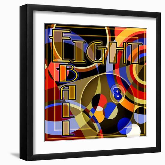 Eight Ball Pool--Framed Giclee Print