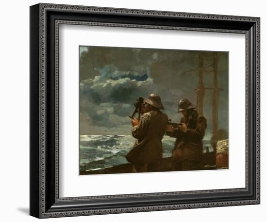 Eight Bells, 1886 (Oil on Canvas)-Winslow Homer-Framed Giclee Print