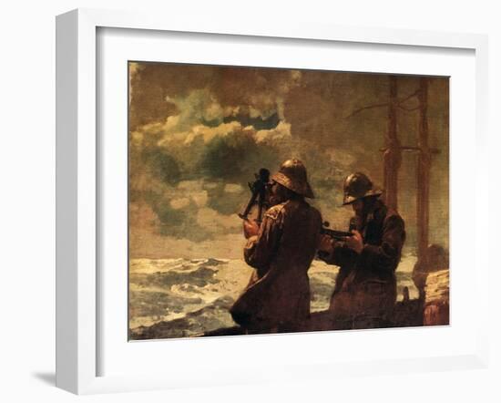 Eight Bells-Winslow Homer-Framed Art Print