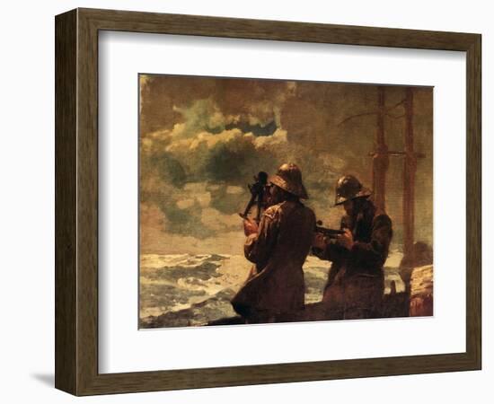 Eight Bells-Winslow Homer-Framed Art Print