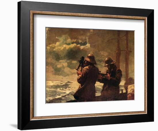 Eight Bells-Winslow Homer-Framed Art Print