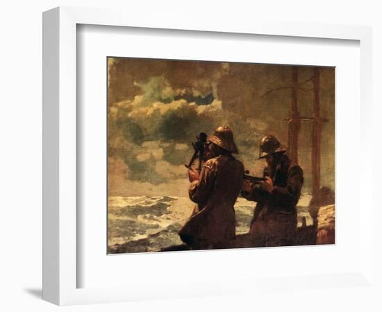 Eight Bells-Winslow Homer-Framed Art Print