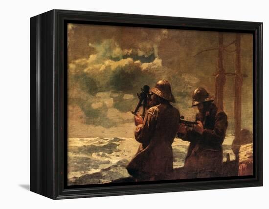 Eight Bells-Winslow Homer-Framed Stretched Canvas