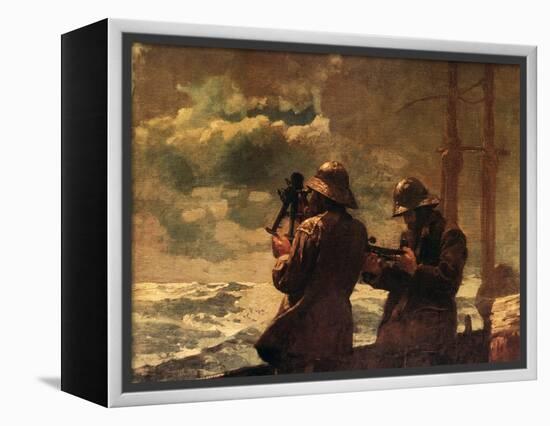 Eight Bells-Winslow Homer-Framed Stretched Canvas