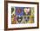 Eight Flat Hearts-Jill Mayberg-Framed Giclee Print