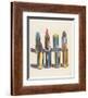 Eight Lipsticks, 1988-Wayne Thiebaud-Framed Art Print