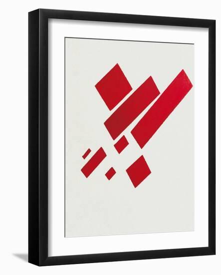 Eight Red Rectangles. Painting by Kazimir Severinovich Malevich (Malevich, Malevic) (1878-1935), 19-Kazimir Severinovich Malevich-Framed Giclee Print