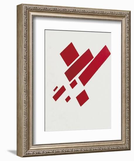 Eight Red Rectangles-Kasimir Malevich-Framed Art Print