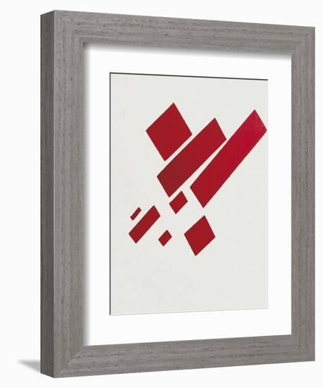 Eight Red Rectangles-Kasimir Malevich-Framed Art Print