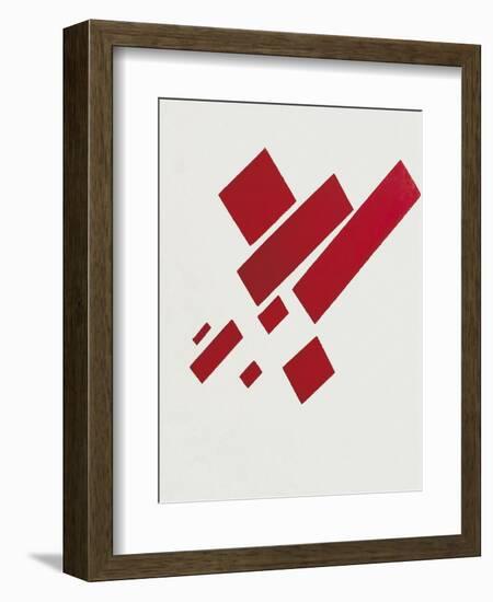 Eight Red Rectangles-Kasimir Malevich-Framed Art Print