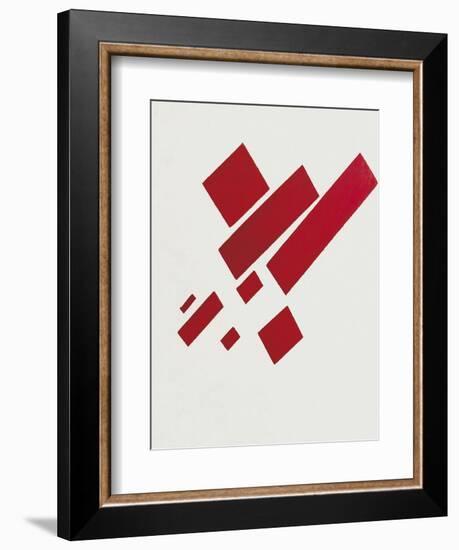 Eight Red Rectangles-Kasimir Malevich-Framed Art Print