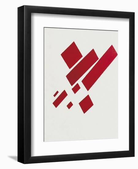 Eight Red Rectangles-Kasimir Malevich-Framed Art Print