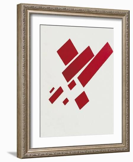 Eight Red Rectangles-Kasimir Malevich-Framed Art Print