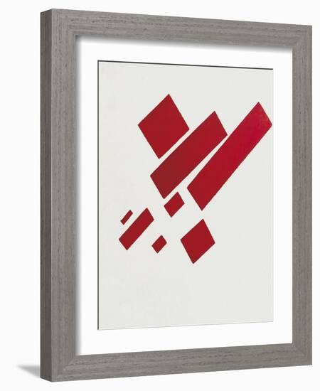 Eight Red Rectangles-Kasimir Malevich-Framed Art Print