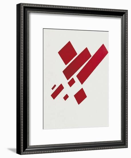 Eight Red Rectangles-Kasimir Malevich-Framed Art Print