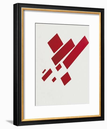 Eight Red Rectangles-Kasimir Malevich-Framed Art Print