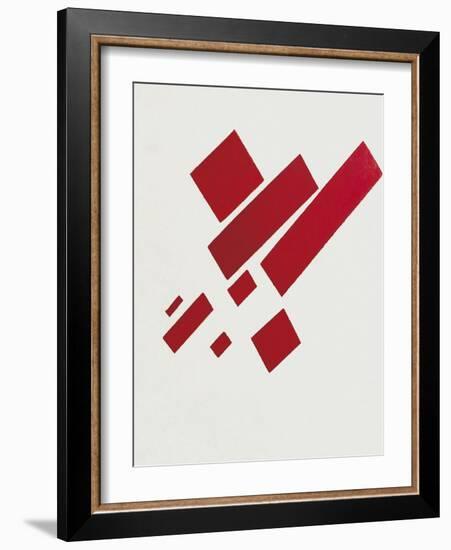 Eight Red Rectangles-Kasimir Malevich-Framed Art Print