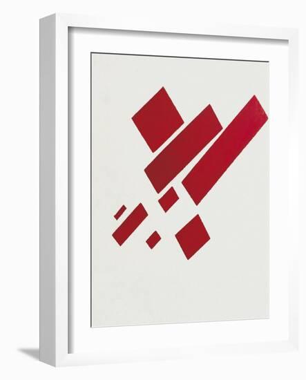 Eight Red Rectangles-Kasimir Malevich-Framed Art Print