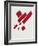 Eight Red Rectangles-Kasimir Malevich-Framed Art Print