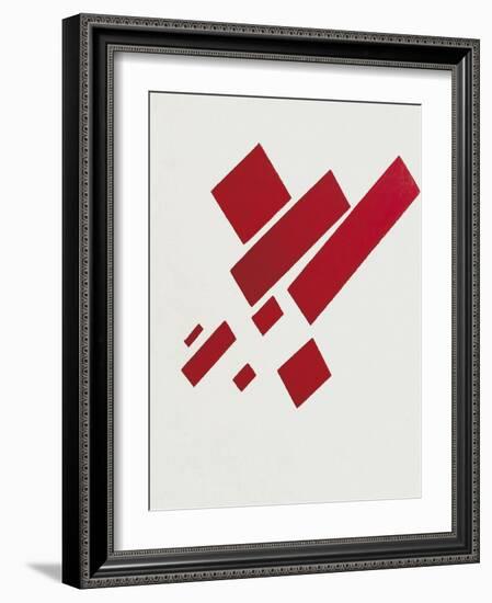 Eight Red Rectangles-Kasimir Malevich-Framed Art Print