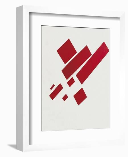 Eight Red Rectangles-Kasimir Malevich-Framed Premium Giclee Print