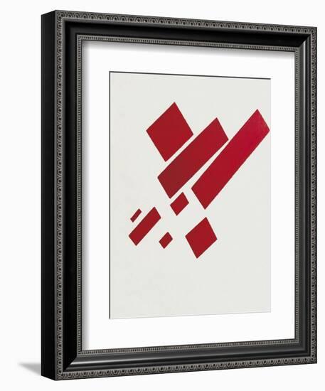 Eight Red Rectangles-Kasimir Malevich-Framed Premium Giclee Print