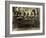 Eight Women in High Hats Having Tea in Norfolk, England, Ca. 1920-null-Framed Photo