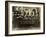 Eight Women in High Hats Having Tea in Norfolk, England, Ca. 1920-null-Framed Photo