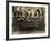 Eight Women in High Hats Having Tea in Norfolk, England, Ca. 1920-null-Framed Photo