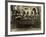 Eight Women in High Hats Having Tea in Norfolk, England, Ca. 1920-null-Framed Photo