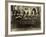 Eight Women in High Hats Having Tea in Norfolk, England, Ca. 1920-null-Framed Photo