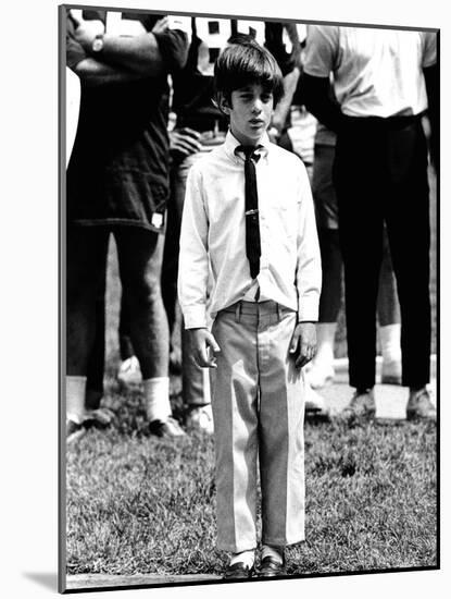 Eight-Year-Old John F Kennedy Jr at Dedication of Robert F Kennedy Stadium, Jun 10, 1969-null-Mounted Photo