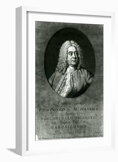 Eighteen Songs Composed by Handel Adapted for a Violioncello Obligato with Harpsichord by Henry Har-Thomas Hudson-Framed Giclee Print