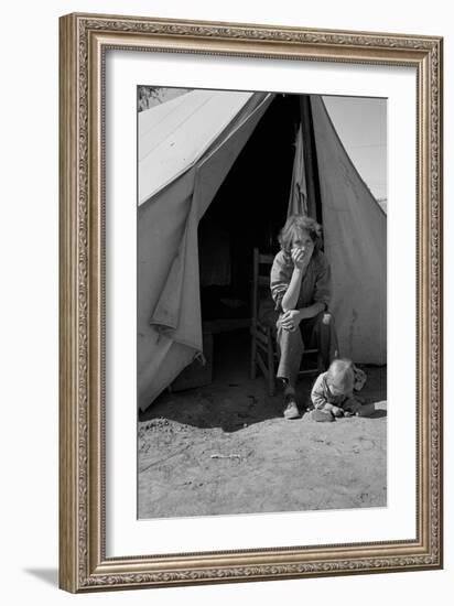 Eighteen Year-Old Mother-Dorothea Lange-Framed Art Print