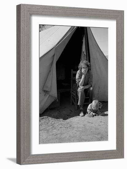 Eighteen Year-Old Mother-Dorothea Lange-Framed Art Print