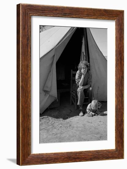 Eighteen Year-Old Mother-Dorothea Lange-Framed Art Print