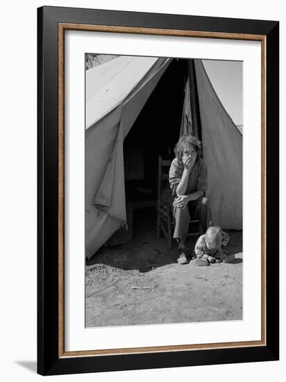 Eighteen Year-Old Mother-Dorothea Lange-Framed Art Print