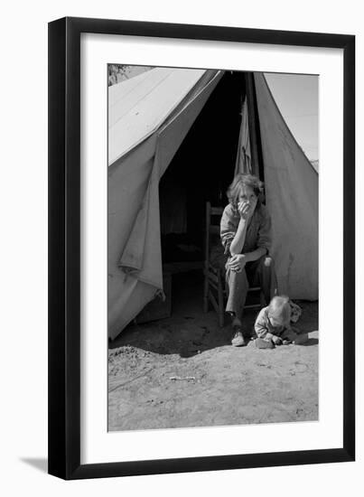 Eighteen Year-Old Mother-Dorothea Lange-Framed Art Print