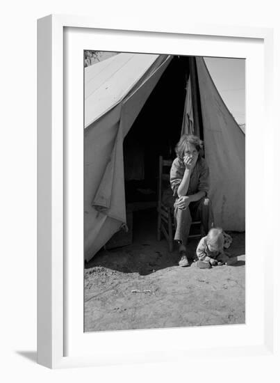 Eighteen Year-Old Mother-Dorothea Lange-Framed Art Print
