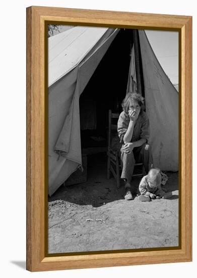 Eighteen Year-Old Mother-Dorothea Lange-Framed Stretched Canvas