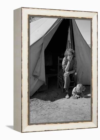 Eighteen Year-Old Mother-Dorothea Lange-Framed Stretched Canvas