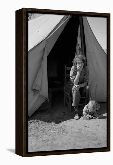 Eighteen Year-Old Mother-Dorothea Lange-Framed Stretched Canvas