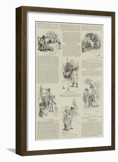 Eighteenth Century Studies, Old and New-Hugh Thomson-Framed Giclee Print