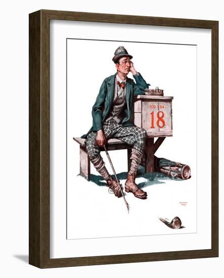 "Eighteenth Hole,"August 8, 1925-Lawrence Toney-Framed Giclee Print