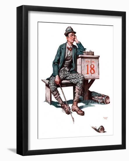 "Eighteenth Hole,"August 8, 1925-Lawrence Toney-Framed Giclee Print