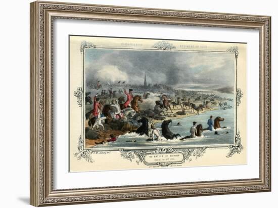 Eighteenth Regiment of Foot, the Battle of Blenheim, 13th August 1704-Madeley-Framed Giclee Print